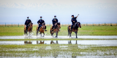 守护湿地之美 移民管理警察在行动