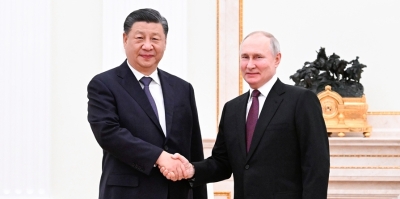 习近平会见俄罗斯总统普京