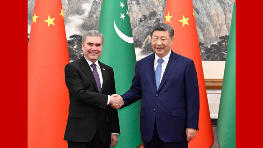 习近平会见土库曼斯坦民族领袖、人民委员会主席别...