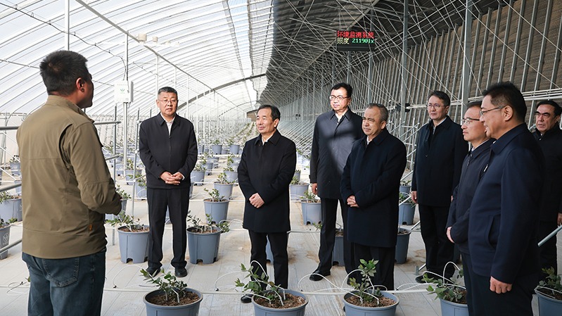 陈小江艾尔肯·吐尼亚孜在和田调研