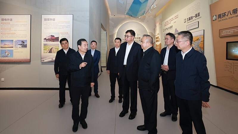 陈小江艾尔肯·吐尼亚孜在自治区自然资源厅和地质...